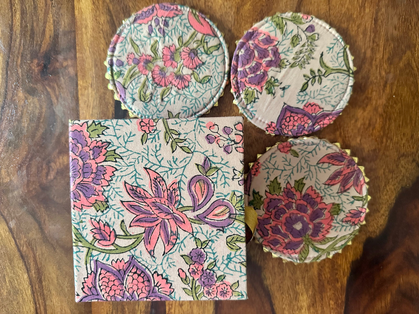 Beige Bagh Coaster (Set of 6)