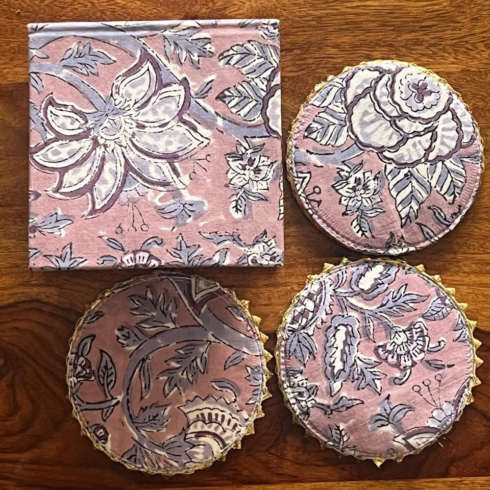 Powder Rose Coaster (Set of 6)