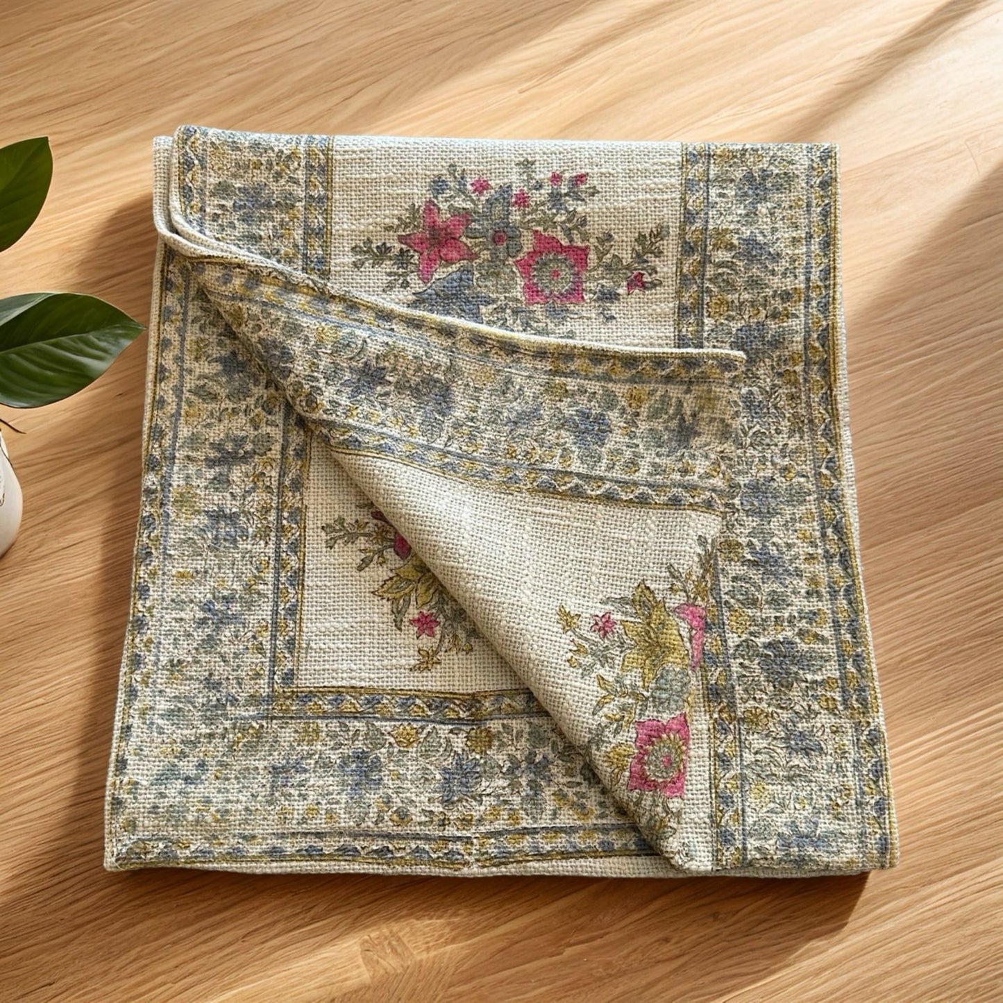 Multi coloured Jute Runner