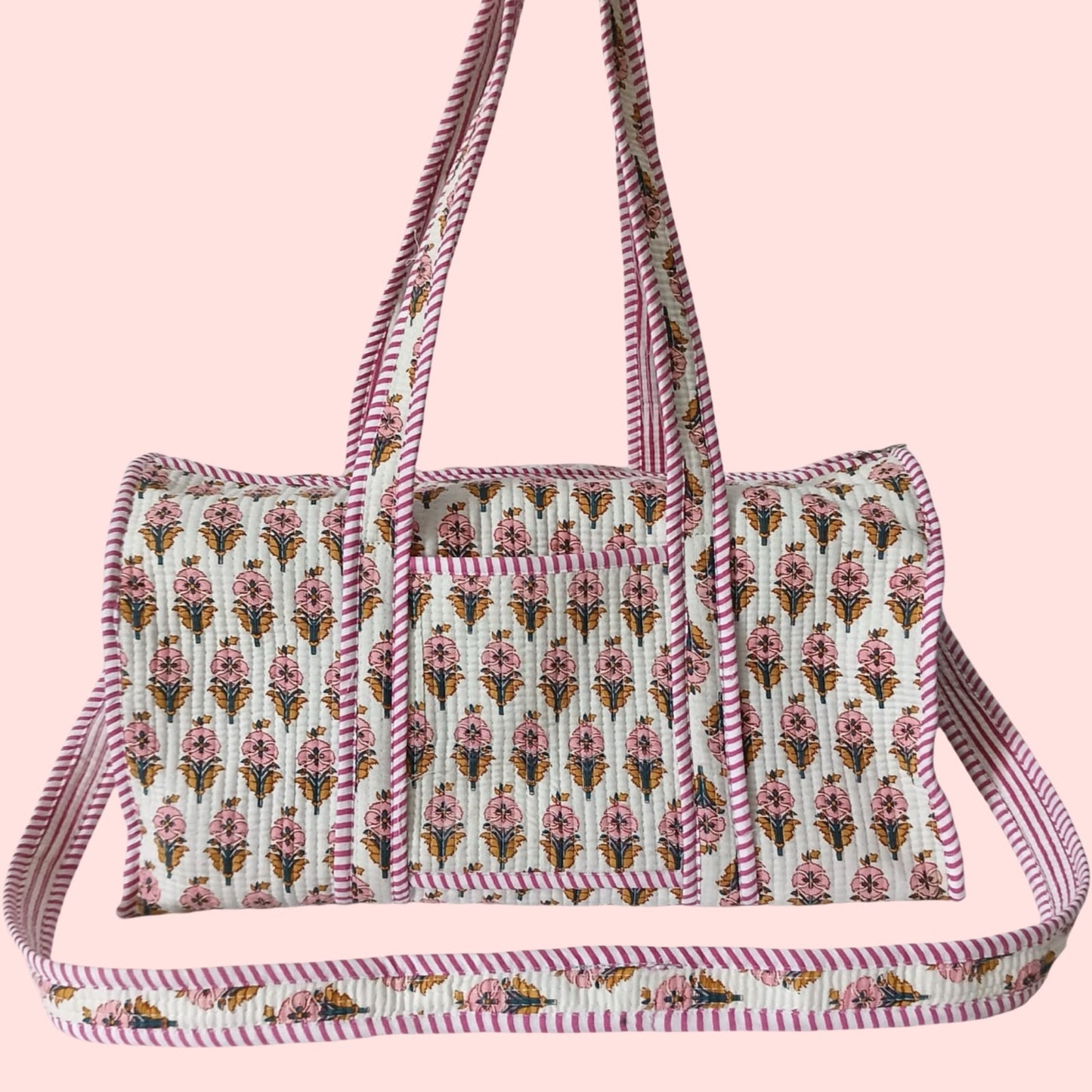 Pink Butti With Sling Duffle