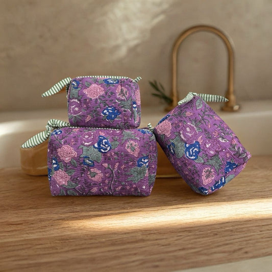 Purple Pouch (Set of 3)