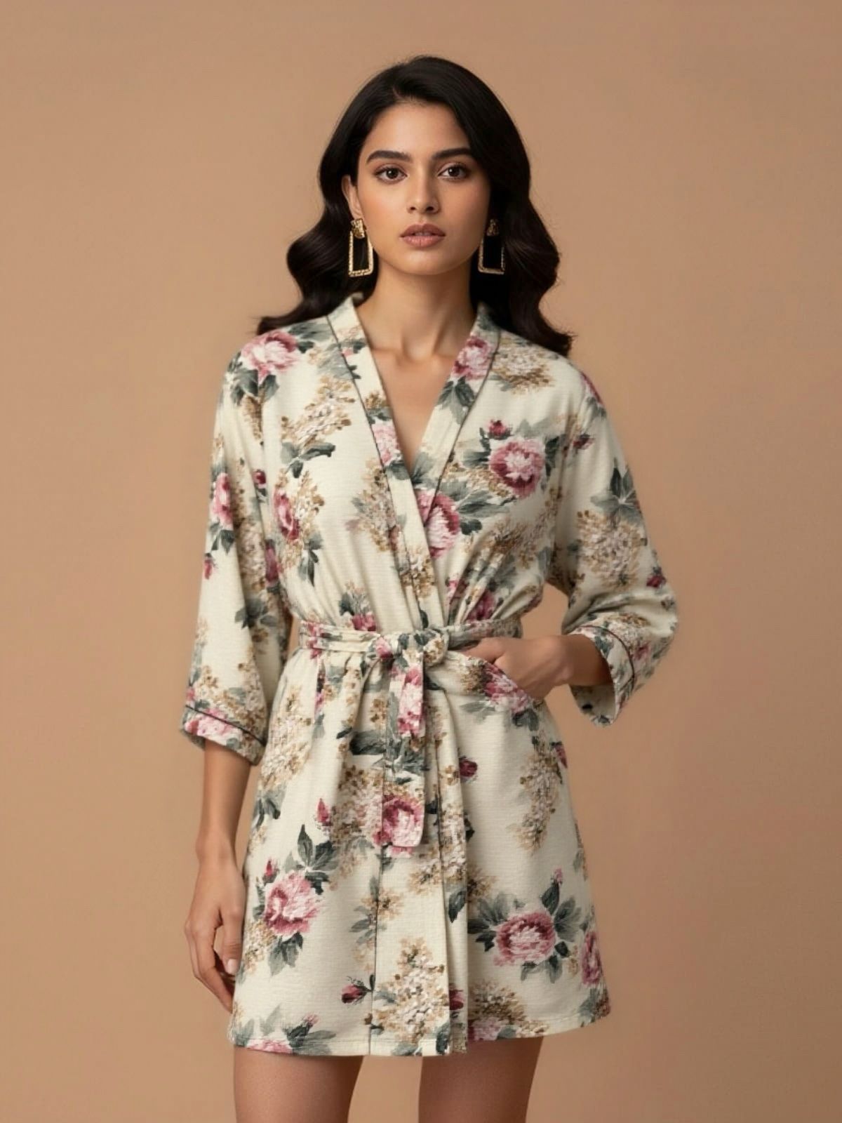 Pink Bagh Bathrobe