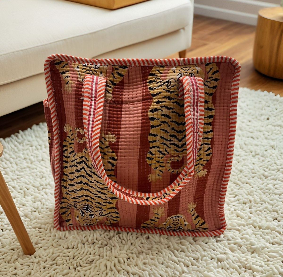 Bengal Stripe Mini Tote (12X12)