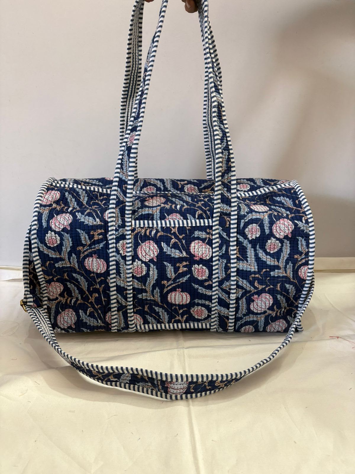 Blue Anar With Sling Duffle