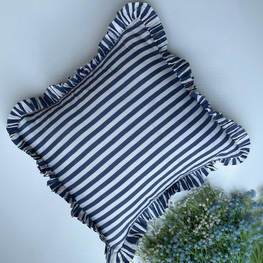 Blue & White Cushion Cover (16X16)