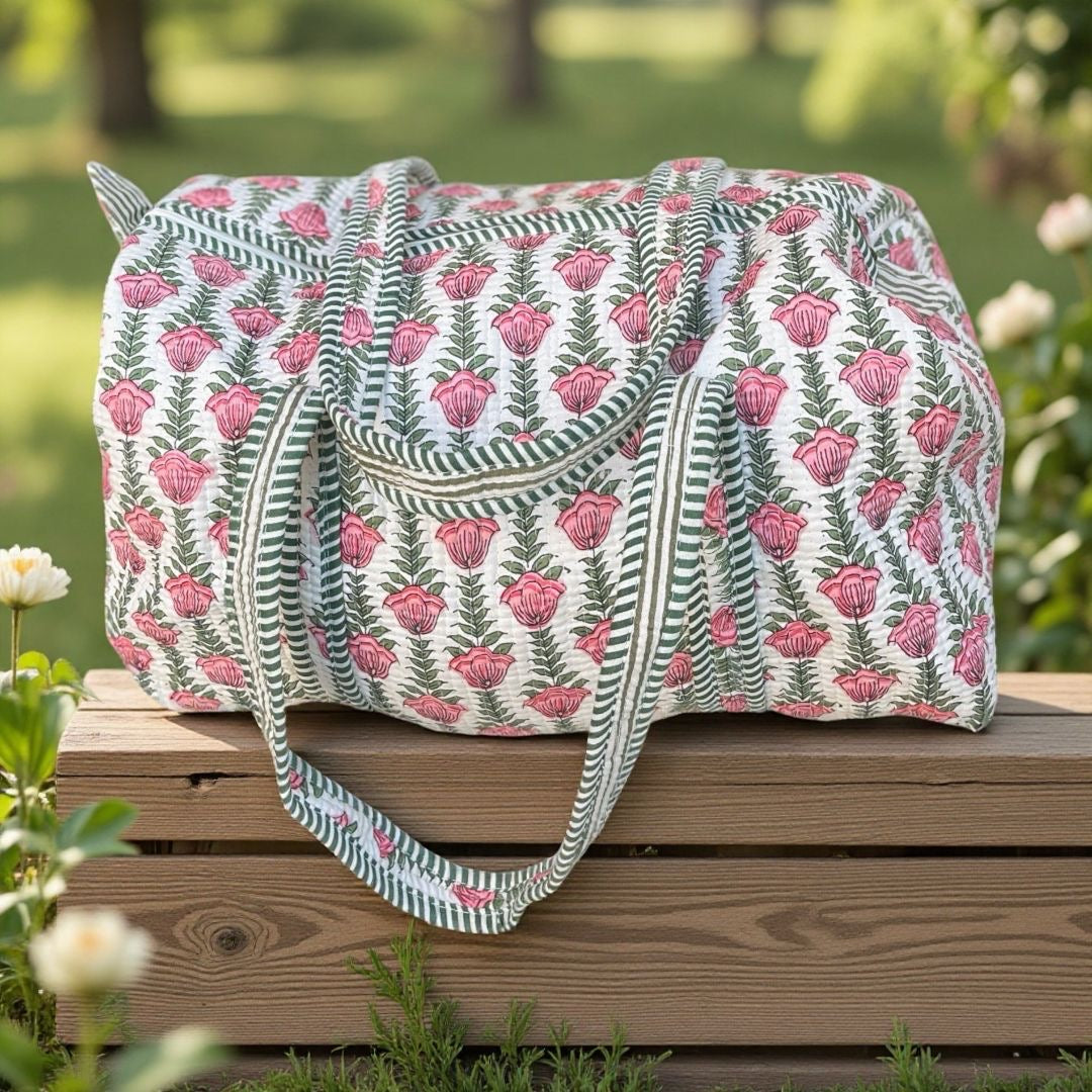 White Butaa Duffle Bag