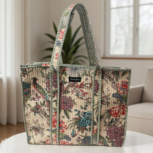 Cream Bagh Daily Tote (18X18)