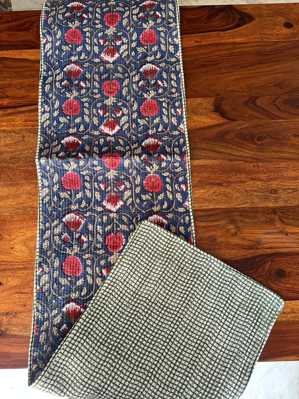 Blue Mughal Bagh Runner