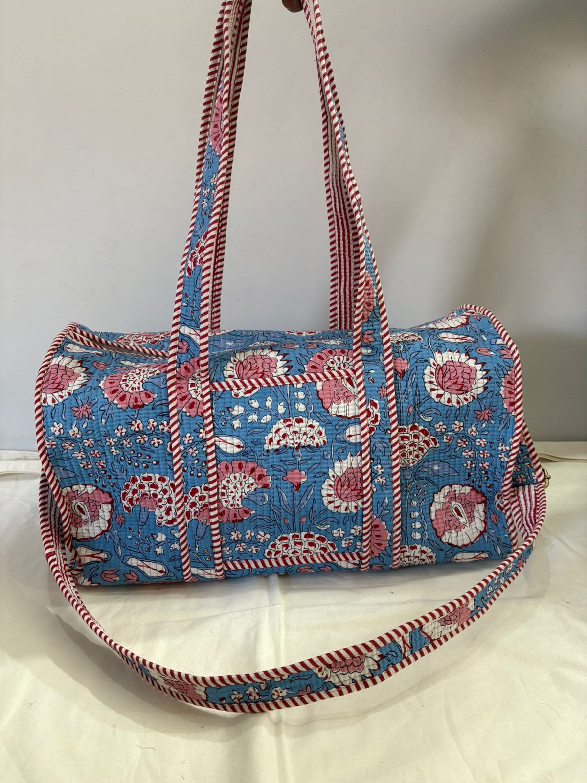Bright Blue With Sling Duffle
