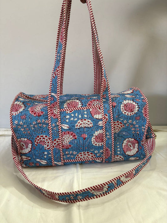 Bright Blue With Sling Duffle