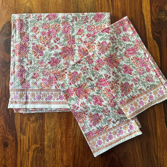 Multicolor Waffle Towel Set