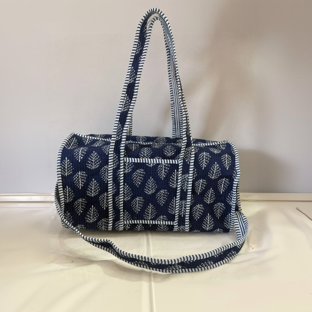 Navy Blue With Sling Duffle