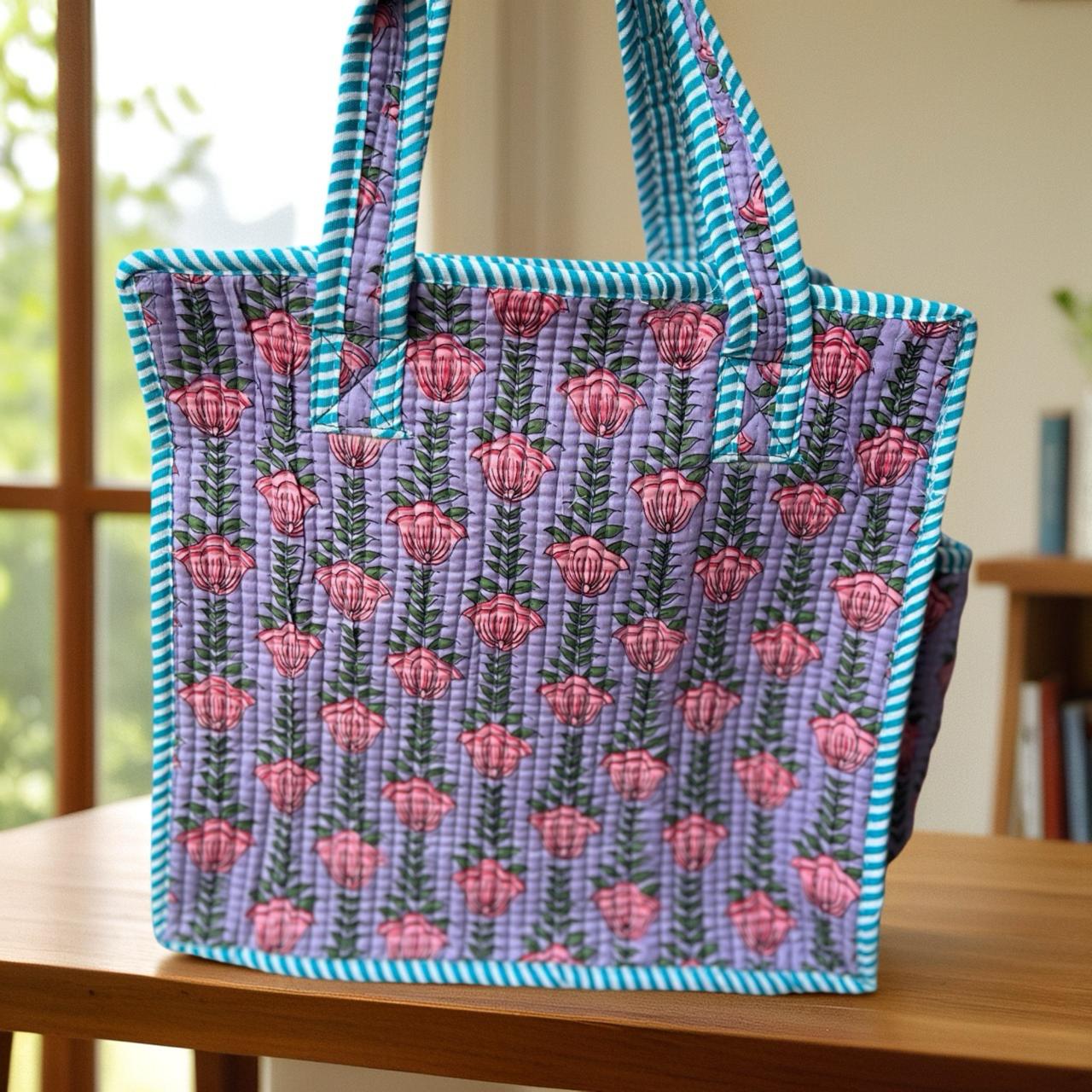 Purple Butaa Mini Tote (12X12)