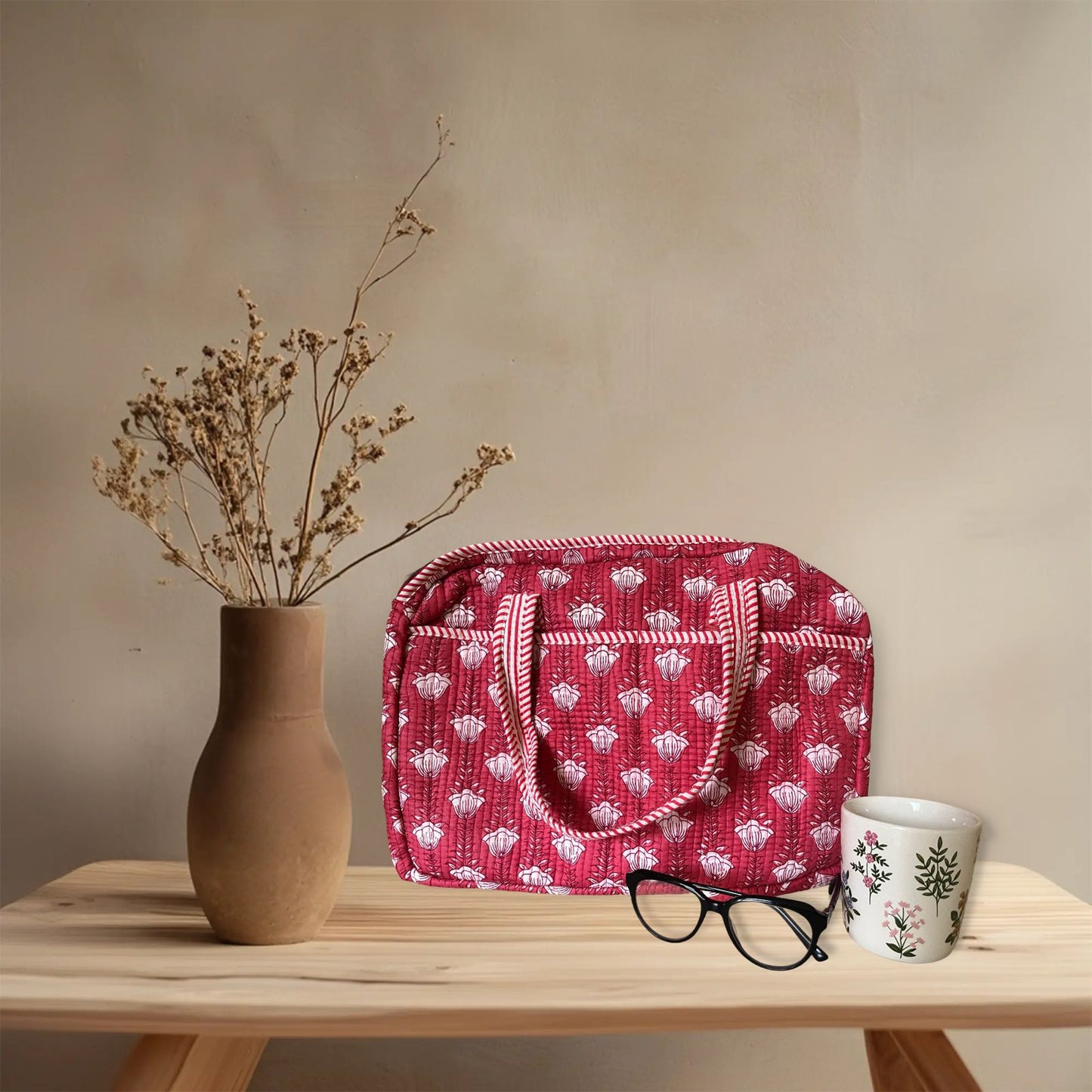 Red Butaa Laptop Bag