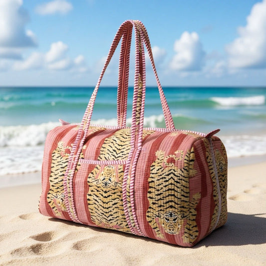 Bengal Stripe Duffle Bags