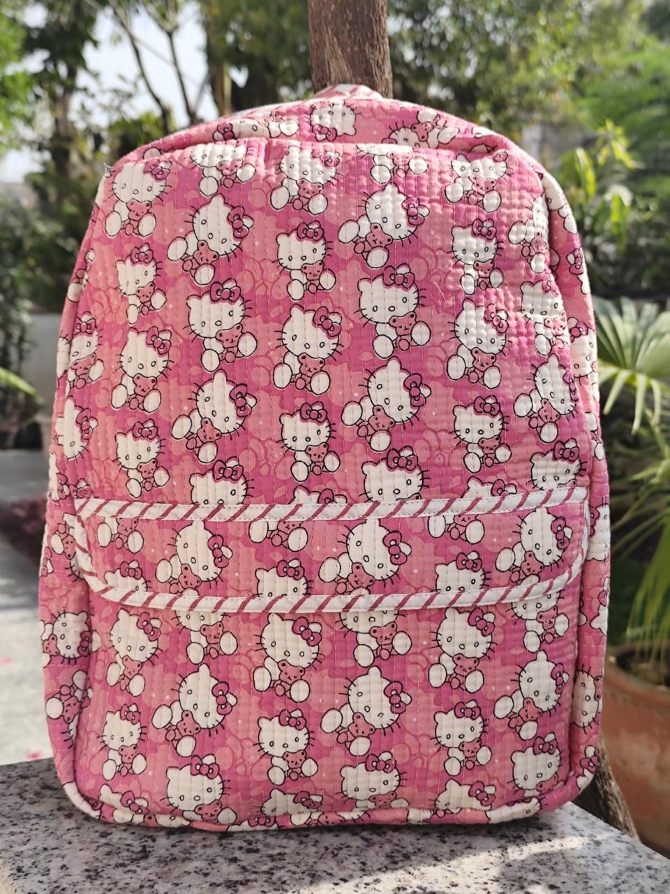 Pink Kitty Backpack