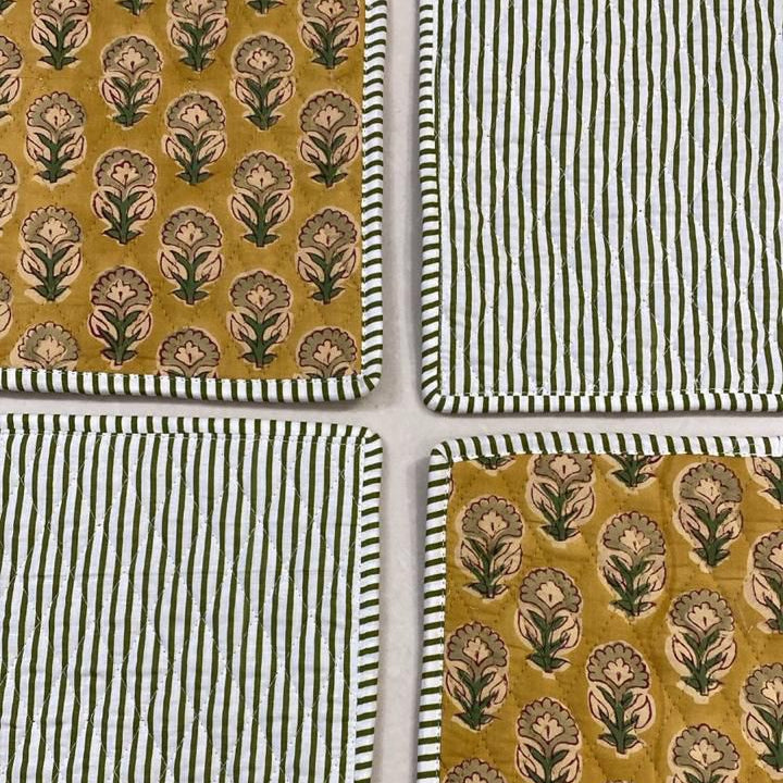 Pella Butaa Quilted Reversible Table Mats