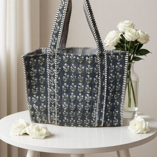 Midnight Blue Daily Tote ( 18” x 18”) without zip