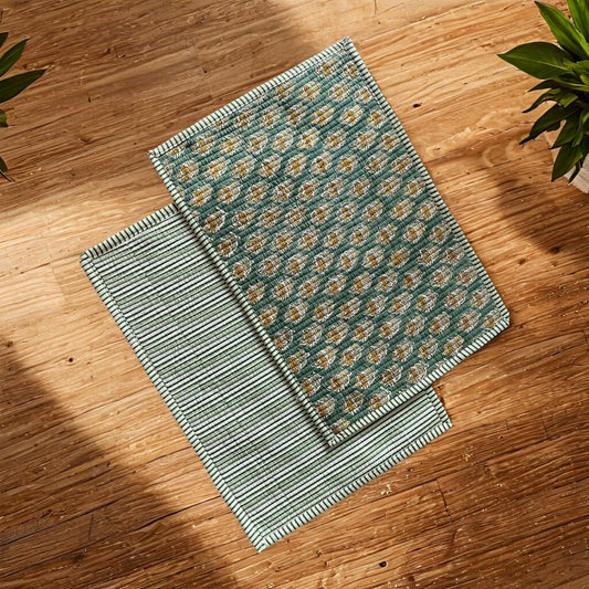 Emerald Sun Reversible Table Mats