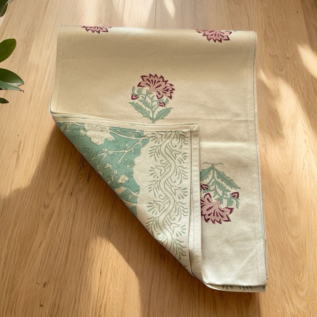 Beige Butaa Table Runner (2)