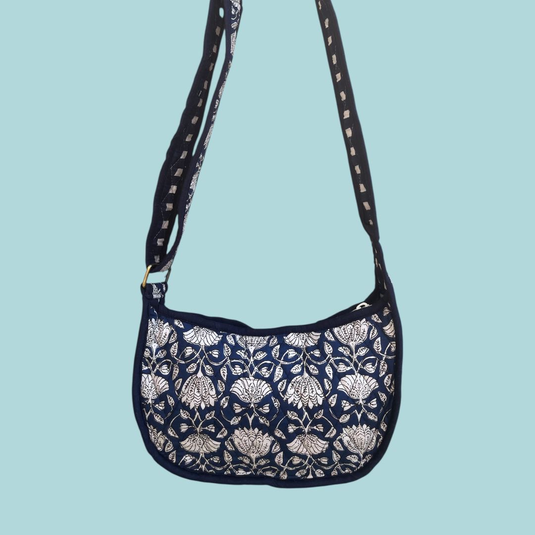 Navy Blue Bagh Baguette