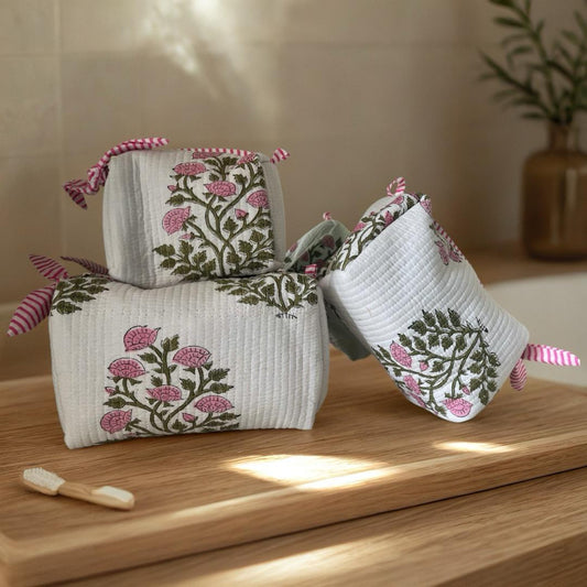 White Butaa (Set of 3)