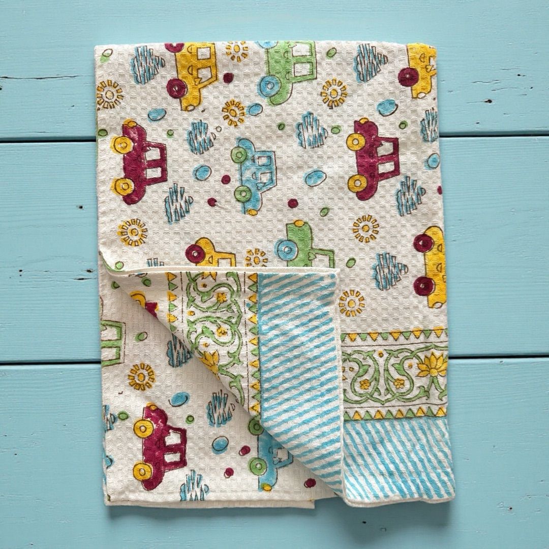 Cars Waffle Towel