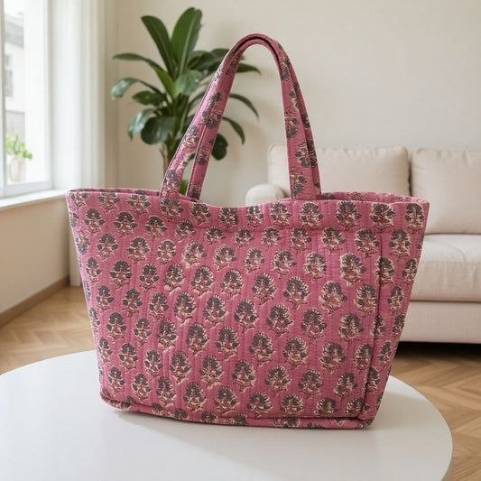 Pink Butti Reversible Tote