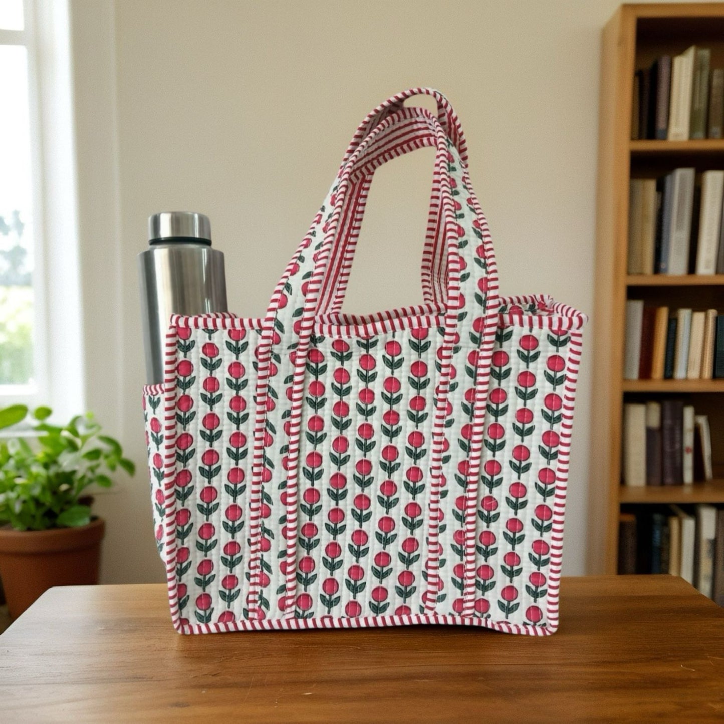 Pink Cherry Mini Tote (10X12)