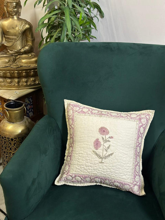 Poppy Butaa Cushion Cover (16X16)