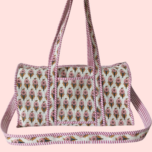 Pink Butti With Sling Duffle
