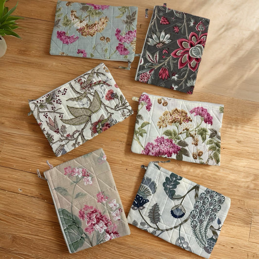 Assorted Floral Flat Pocuhes