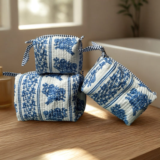 English Garden Pouch (Set of 3)