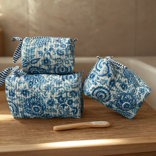 Heritage Blue Pouch (Set of 3)