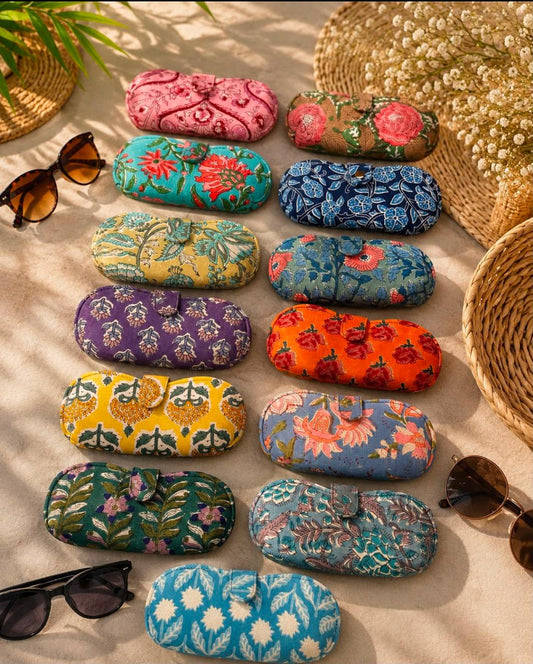 Assorted Handblock Sunglass Cases