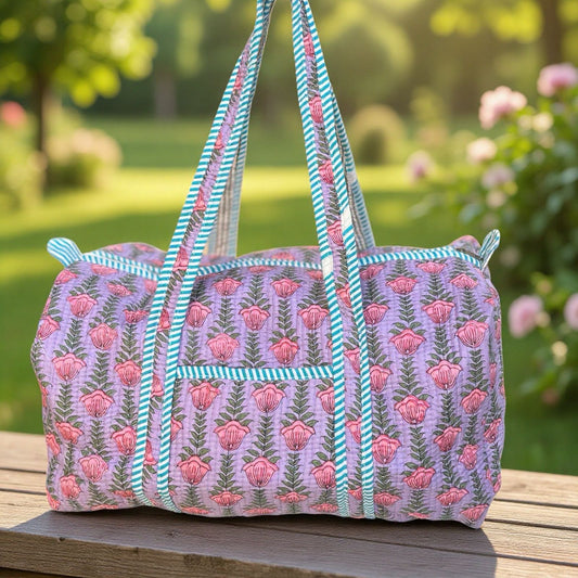 Purple Butaa Duffle Bag