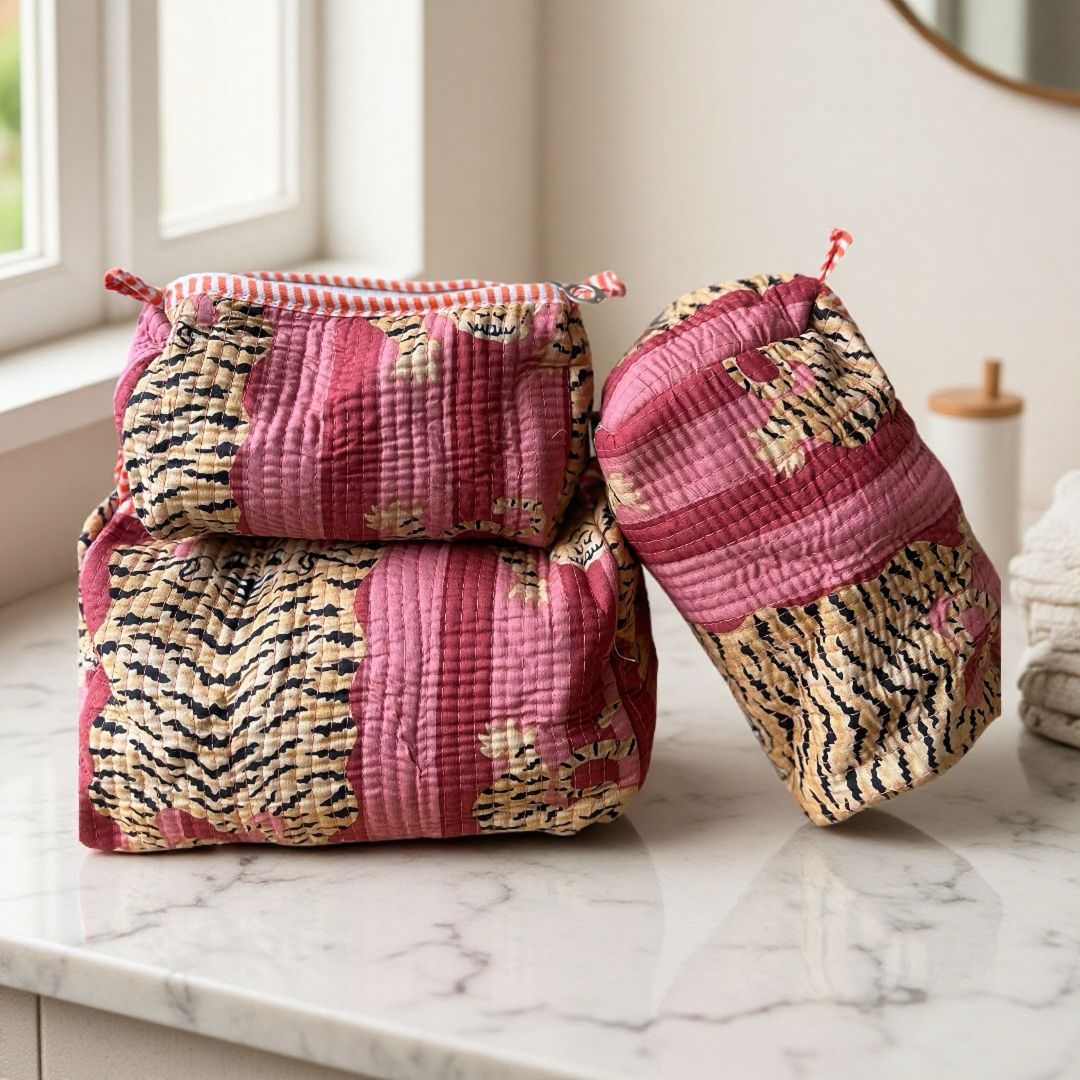 Bengal Stripe Pouch (Set of 3)