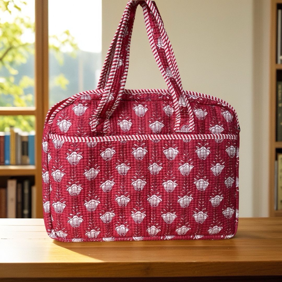 Red Butaa Laptop Bag