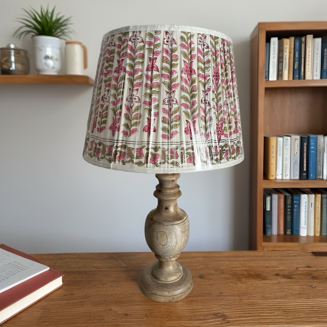 Cream Linen Lamp Shade (18 Inch Diameter)