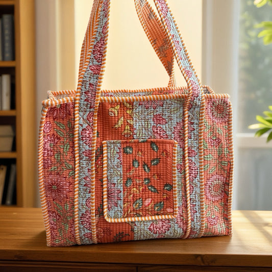 Citrine Orange Daily Tote (16X16)