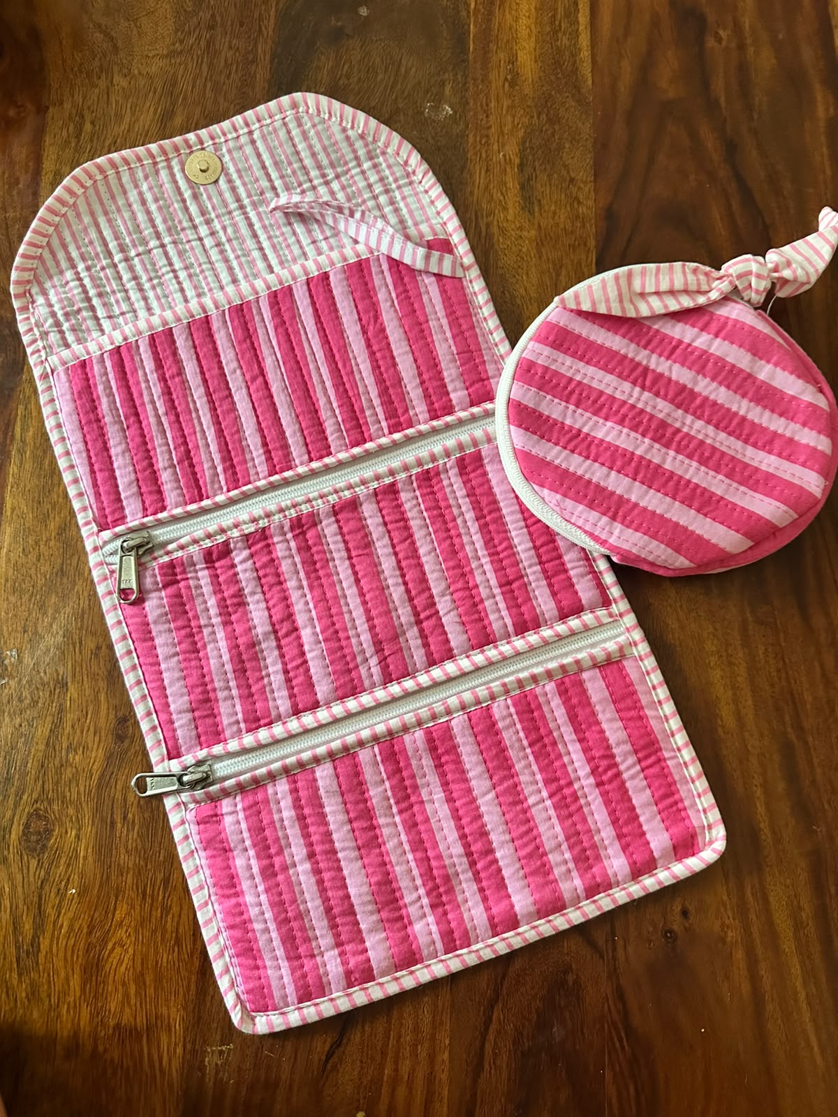 Candy Stripe Jewelry Organizer