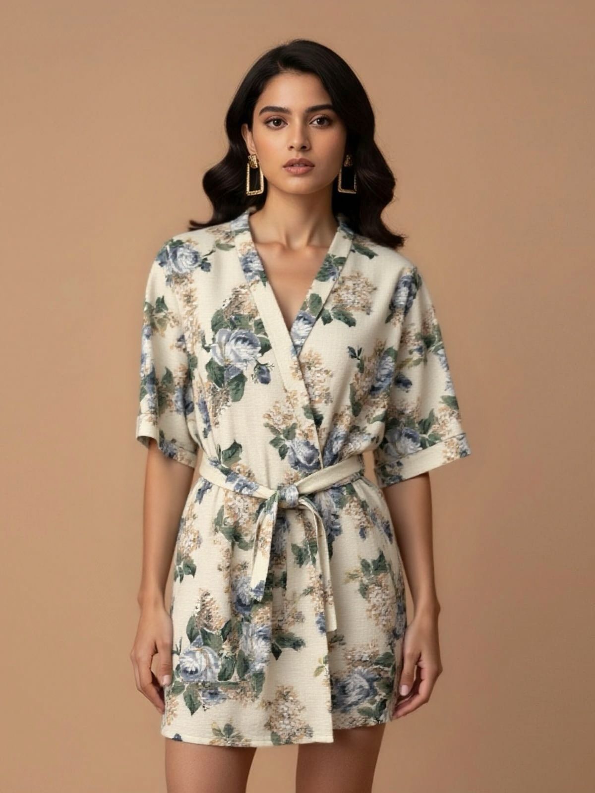 Cream Hydragena Bathrobe